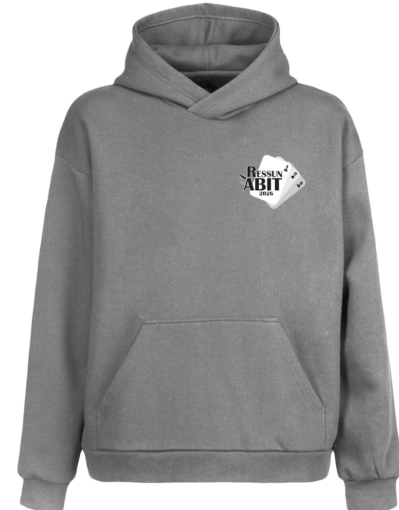 Ressun abihuppari 2026 Harmaa